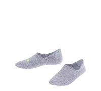 FALKE Cool Kick Invisible K In morbidi traspiranti asciugatura rapida invisibili tinta unita 1 paio, Calzini fantasmini Unisex - Bambini, Grigio Light Grey 3400, 31-34