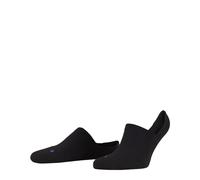 FALKE Cool Kick Invisible U In morbidi traspiranti asciugatura rapida invisibili tinta unita 1 paio, Calzini fantasmini Unisex - Adulto, Nero Black 3000, 42-43
