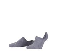 FALKE Cool Kick Invisible U In morbidi traspiranti asciugatura rapida invisibili tinta unita 1 paio, Calzini fantasmini Unisex - Adulto, Grigio Light Grey Melange 3775, 39-41