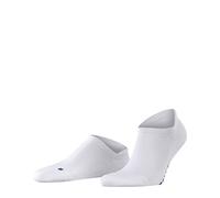 Falke Cool Kick Sneaker U Sn Morbidi Traspiranti Asciugatura Rapida Bassi Tinta Unita, Calzini corti Unisex - Adulto, Bianco White 2000-O, 35-36