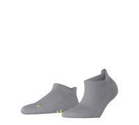 FALKE Cool Kick Sneaker W Sn morbidi traspiranti asciugatura rapida bassi tinta unita 1 paio, Calzini corti Donna, Grigio Light Grey Melange 3775, 37-38