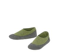 FALKE Cosy Slipper K HP Lana con Suola in Gomma Calze Stopper, Verde Ferngreen 7084, 30 cm Unisex-Bambini e Ragazzi