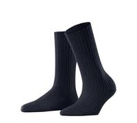 FALKE Cosy Wool Boot W So lana tinta unita 1 paio, Calzini Donna, Blu Space Blue 6116, 39-42