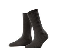 FALKE Cosy Wool Boot W So lana tinta unita 1 paio, Calzini Donna, Marrone Dark Brown 5233, 39-42