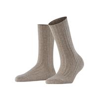 FALKE Cosy Wool Special Edition W So lana cachemire tinta unita 1 paio, Calzini Donna, Beige Melange 4091, 41-42