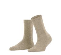 FALKE Cosy Wool W So lana cachemire tinta unita 1 paio, Calzini Donna, Beige Melange 4091, 35-38