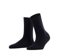 FALKE Cosy Wool W So lana cachemire tinta unita 1 paio, Calzini Donna, Blu Dark Navy 6375, 35-38