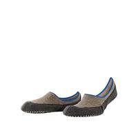 FALKE Cosyshoe Invisible M Hp Lana Con Suola In Gomma, Calze da casa Uomo, Marrone Oak Melange 5075, 43/44 EU