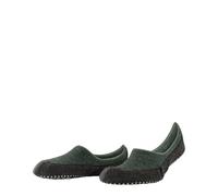 FALKE Cosyshoe Invisible M Hp Lana Con Suola In Gomma, Calze da casa Uomo, Verde Tundra Pine 7117, 37/38 EU