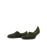 FALKE Cosyshoe Invisible M HP Lana con Suola in Gomma Calze Stopper, Verde Dark Moss 7617, 45 EU Uomo