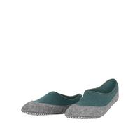 FALKE Cosyshoe Invisible W Hp lana con suola in gomma 1 paio, Calze da casa Donna, Verde Neptun 7476, 37/38 EU