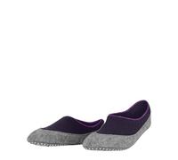 FALKE Cosyshoe Invisible W Hp lana con suola in gomma 1 paio, Calze da casa, Rosso Wineberry 8761, 39-40