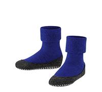 FALKE Cosyshoe K Hp lana con suola in gomma 1 paio, Calze da casa Unisex - Bambini, Blu Cobalt Blue 6054, 33/34 EU