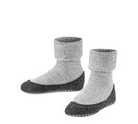 FALKE Cosyshoe K HP lana con suola in gomma 1 paio, Calze da casa Unisex - Bambini, Grigio (Light Grey 3400), 31-32 EU