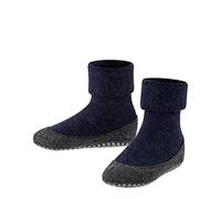 FALKE Cosyshoe Minis K Hp Lana Con Suola In Gomma, Calze da casa Unisex - Bambini e ragazzi, Blu Dark Blue 6680, 23/24 EU