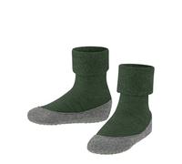 FALKE Cosyshoe Minis K Hp lana con suola in gomma 1 paio, Calze da casa, Verde Seaweed 7297, 25-26