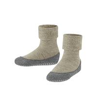 FALKE Cosyshoe Minis K Hp Lana Con Suola In Gomma, Calze da casa Unisex - Bambini e ragazzi, Beige Sand Melange 4651, 23/24 EU