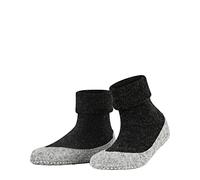 FALKE Cosyshoe W Hp lana con suola in gomma 1 paio, Calze da casa Donna, Grigio Anthracite Melange 3099, 39/40 EU