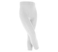 FALKE Cotton Touch K Le Coprenti Tinta Unita, Leggings Unisex - Bambini e ragazzi, Bianco White 2000, 122-128
