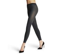 FALKE Cotton Touch W Le coprenti tinta unita 1 pezzo, Leggings Donna, Grigio Graphite 3146, L