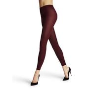 FALKE Cotton Touch W Le coprenti tinta unita 1 pezzo, Leggings Donna, Rosso Barolo 8596, M-L