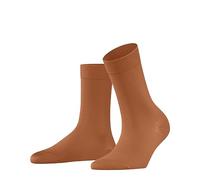 FALKE Cotton Touch W SO sottili tinta unita 1 paio, Calzini Donna, Arancione (Tandoori 8576) nuovo - ecologico, 35-38