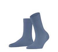 FALKE Cotton Touch W So sottili tinta unita 1 paire, Calzini Donna, Blu Sky Blue 6876, 39-42