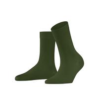 FALKE Cotton Touch W So sottili tinta unita 1 paire, Calzini Donna, Verde Cypress 7528, 35-38