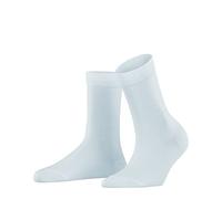 FALKE Cotton Touch W So Sottili Tinta Unita, Calzini Donna, Blu Light Blue 6594, 39-42