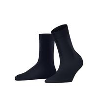 FALKE Cotton Touch W So Sottili Tinta Unita, Calzini Donna, Blu Space Blue 6116, 35-38