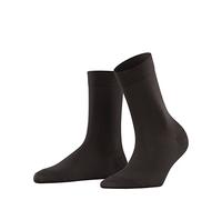 FALKE Cotton Touch W So Sottili Tinta Unita, Calzini Donna, Marrone Dark Brown 5233, 39-42