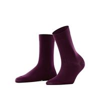 FALKE Cotton Touch W So Sottili Tinta Unita, Calzini Donna, Rosso Barolo 8596, 39-42