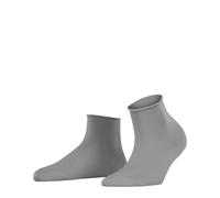FALKE Cotton Touch W Sso sottili tinta unita 1 paio, Calzini Donna, Grigio Silver 3203, 39-42