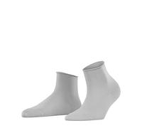 FALKE Cotton Touch W SSO sottili tinta unita 1 paio, Calzini Donna, Grigio (Silver 3290), 39-42