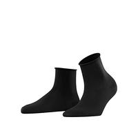 FALKE Cotton Touch W Sso sottili tinta unita 1 paio, Calzini Donna, Nero Black 3000, 39-42