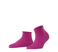 FALKE Cotton Touch W Sso sottili tinta unita 1 paio, Calzini Donna, Rosso Berry 8390, 35-38