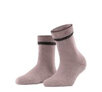 FALKE Cuddle Pads W Hp cotone lana con suola in gomma 1 paio, Calze da casa , Rosso Rosewood 8490, 39-42