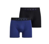 FALKE Daily Comfort Multipack M Bx cotone traspirante confezione di 2 pezzi, Boxer corti Uomo, Blu Blue Mix 0020, L