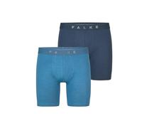 FALKE Daily Comfort Long Leg Multipack M Bx cotone traspirante confezione di 2 pezzi, Boxer Uomo, Multicolore Blue Mix 0080, XXL