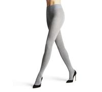 FALKE Family W Ti Cotone Sostenibile Tinta Unita, Collant Donna, Grigio Greymix 3399, 36-38