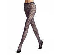 FALKE donna Fluid Fusion collant semi-coprenti spessi fantasia per