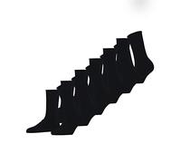 FALKE Happy Multipack W So cotone tinta unita confezione di 6 paia, Calzini Donna, Nero Black 3000, 39-42