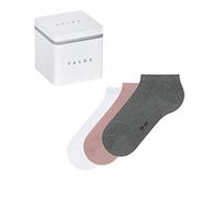 FALKE donna Happy Box Uni 3-Pack calzini corti cotone traspirante