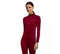 FALKE Donna Maglia a Manica Lunga Warm Merlot (8117), XL