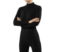 FALKE Donna Maximum Warm High Neck Maglia Sportiva Manica Lunga