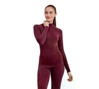 FALKE Donna Maximum Warm High Neck Maglia Sportiva Manica Lunga