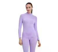 FALKE Donna Warm Turtleneck Maglia Sportiva Tecnica Manica Lunga per Temperature da miti a Fredde Caldo Intimo Tecnico Traspirante Asciugatura Rapida sostenibile Filo Funzionale 1 Pezzo