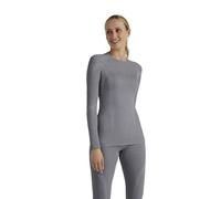 FALKE Donna Wool-Tech Round Neck Maglia Sportiva Tecnica Manica Lunga Intimo Funzionale Termico per Clima Molto Freddo Traspirante termoregolante antiodore sostenibile Lana Filo Funzionale 1 Pezzo