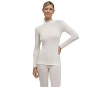 FALKE Donna Wool-Tech Round Neck Maglia Sportiva Tecnica Manica Lunga Intimo Funzionale Termico per Clima Molto Freddo Traspirante termoregolante antiodore sostenibile Lana Filo Funzionale 1 Pezzo