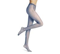 FALKE Dot 15 DEN W Ti trasparenti velati fantasia 1 paire, Collant Donna, Blu Sky Blue 6876, L